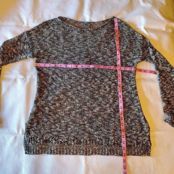 Lilla P Sweater Womens Small Knit Layering Piece See Through Boat Neck S - Picture 9 of 12